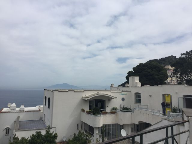 Walking during a fall day in Capri 