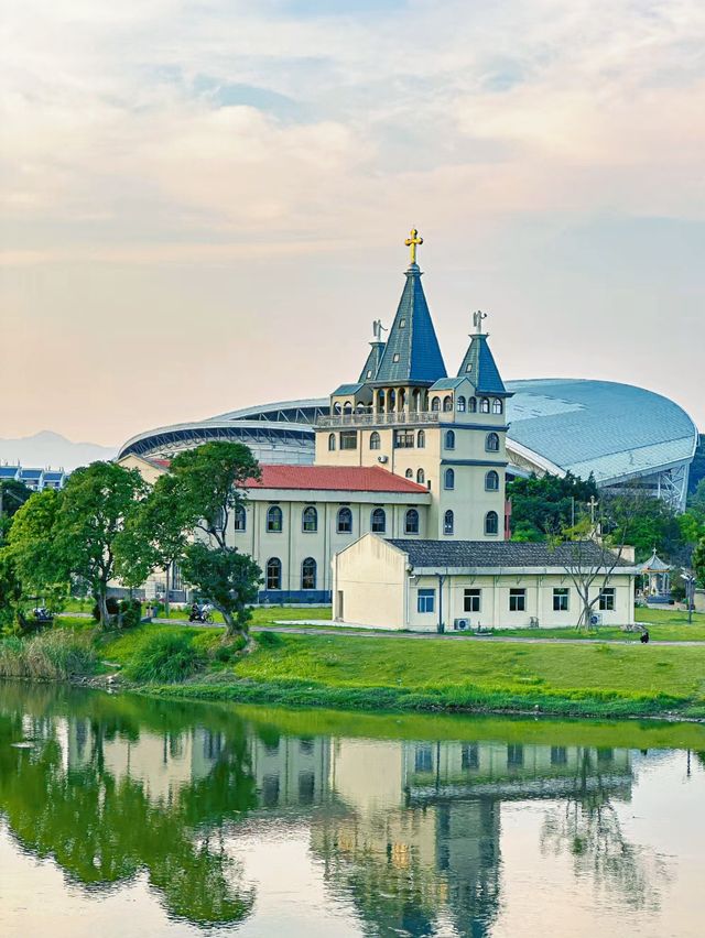 Hidden French park in downtown Fuzhou!!!