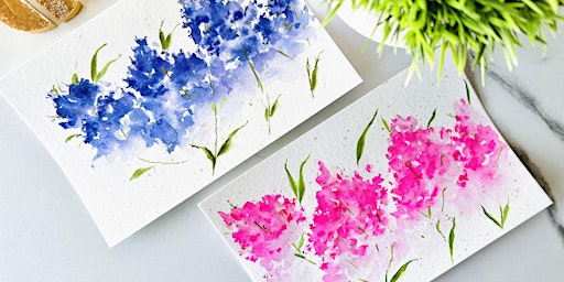Watercolor Floral Greeting Cards Workshop | Jiaren Cafe