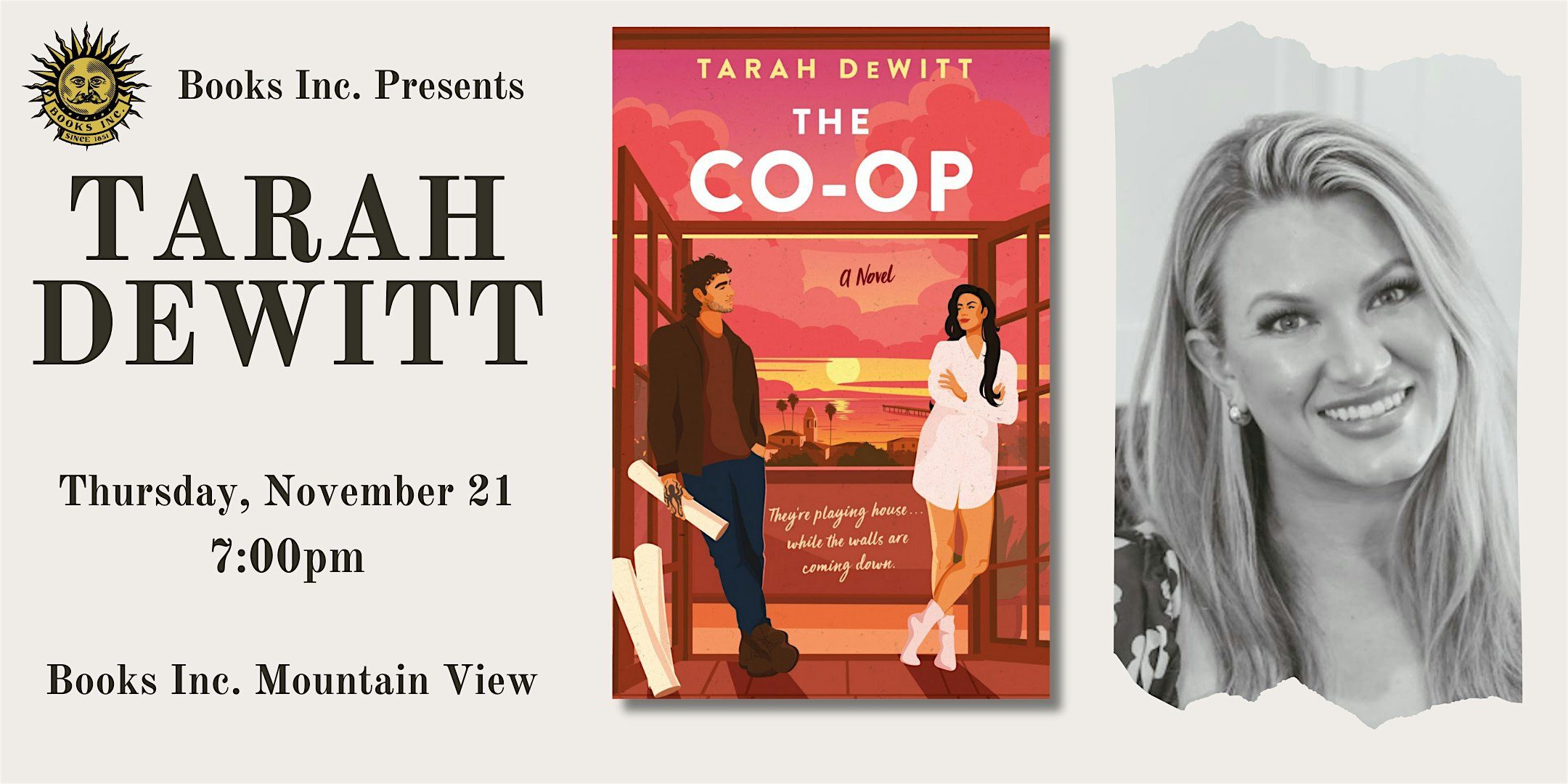 TARAH DEWITT at Books Inc. Mountain View | Books Inc.