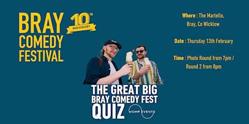 The Great Bray Comedy Fest Quiz with WOMP Events at Bray Comedy Festival | The Martello Hotel
