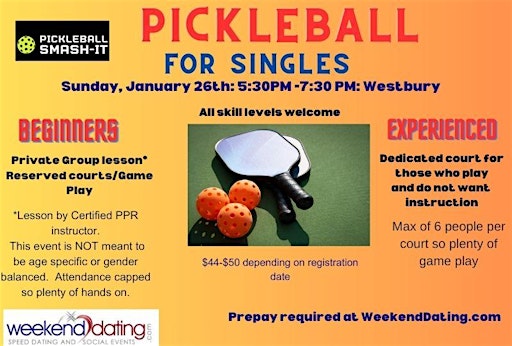 Pickleball Singles Clinic/Social Long Island | Pickleball Smash It