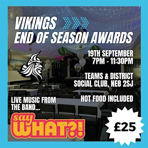 Newcastle Vikings Awards Evening | Teams & District Social Club Ltd