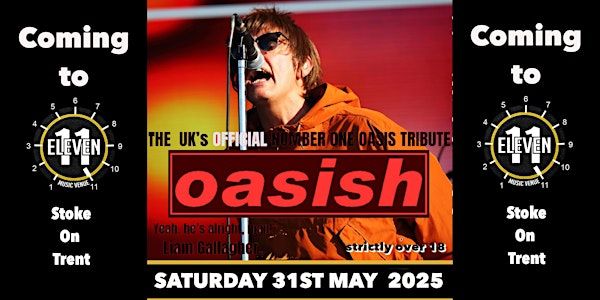 Oasish live Eleven Stoke | Eleven