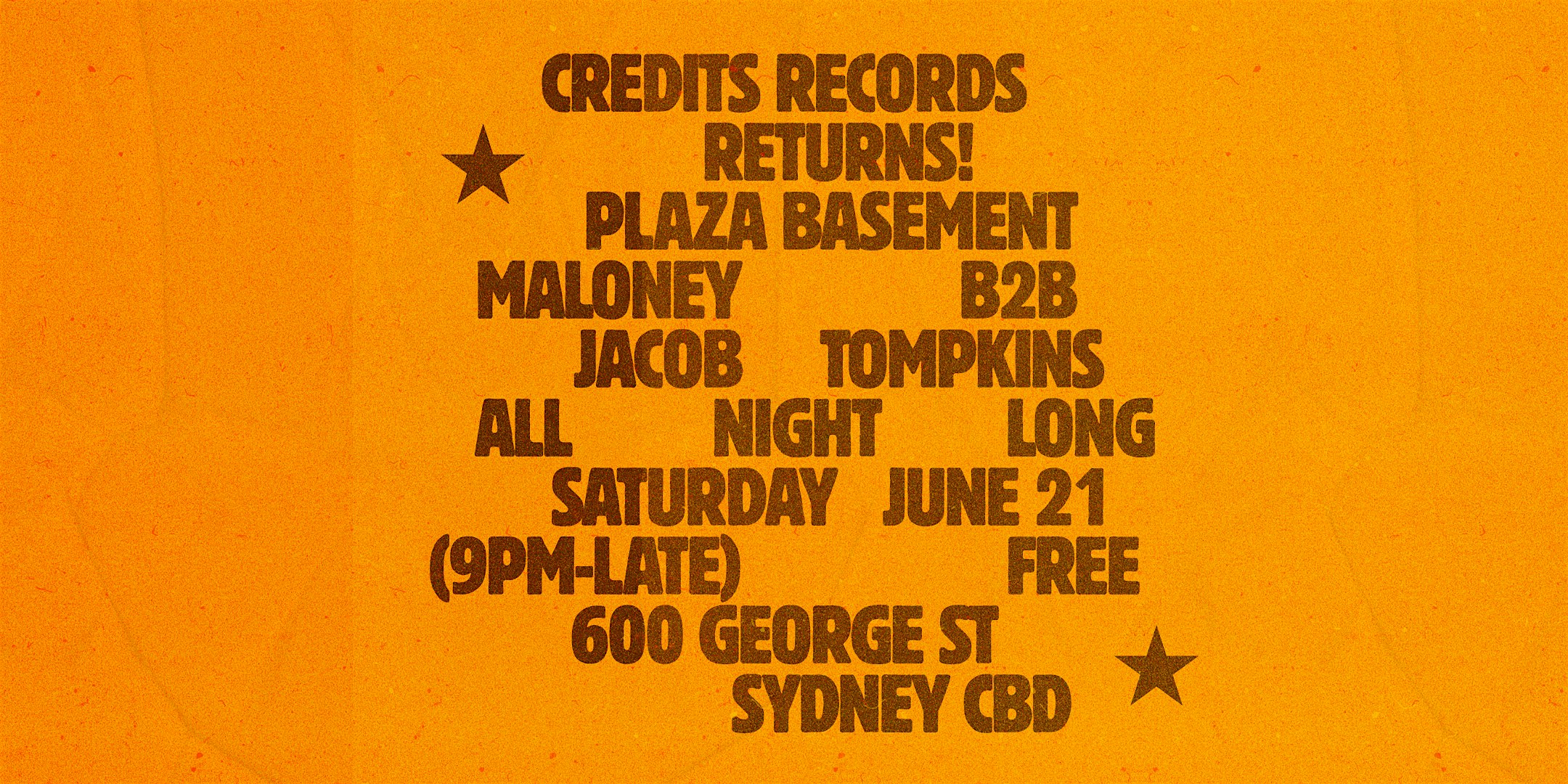 Credit Records x Plaza Basement | Plaza Hotel Sydney
