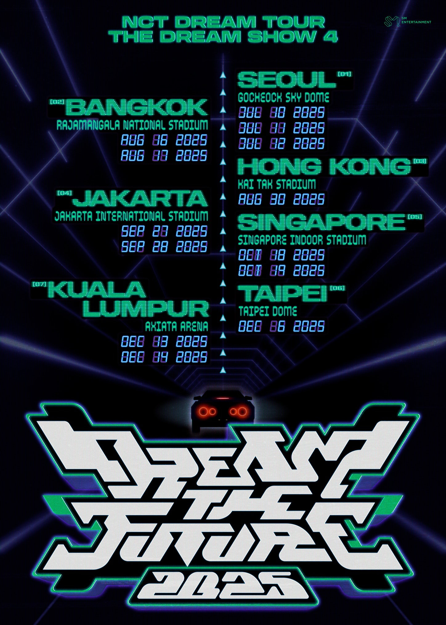 NCT DREAM大巨蛋演唱會2025｜2025 NCT DREAM TOUR <THE DREAM SHOW 4 : DREAM THE FUTURE> in TAIPEI | 臺北大巨蛋