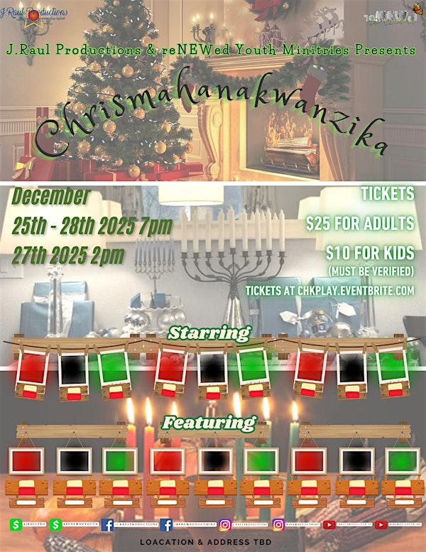 J.Raul Productions & reNEWed Youth Ministries Presents Chrismahanakwanzikah | First AME Zion Church
