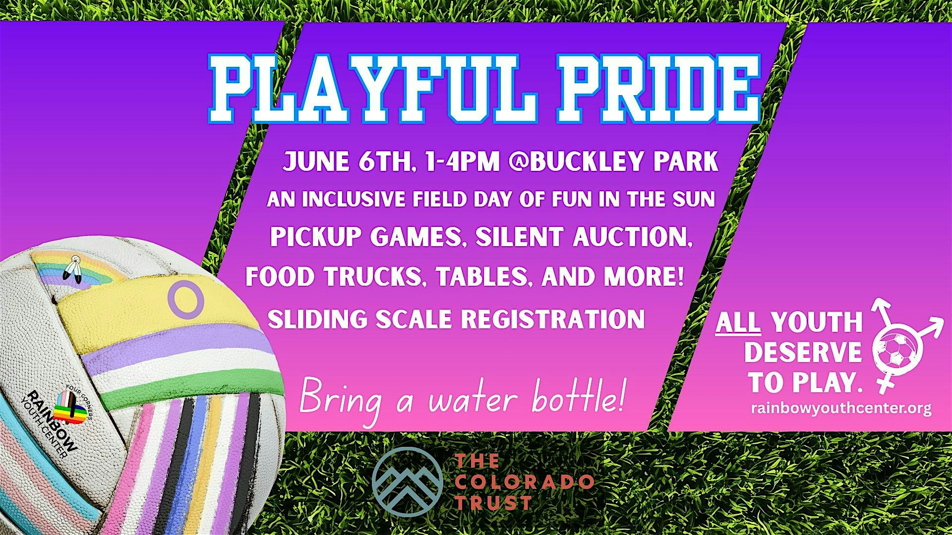 A Playful Pride- RYC's annual pride fundraiser! | Buckley Park