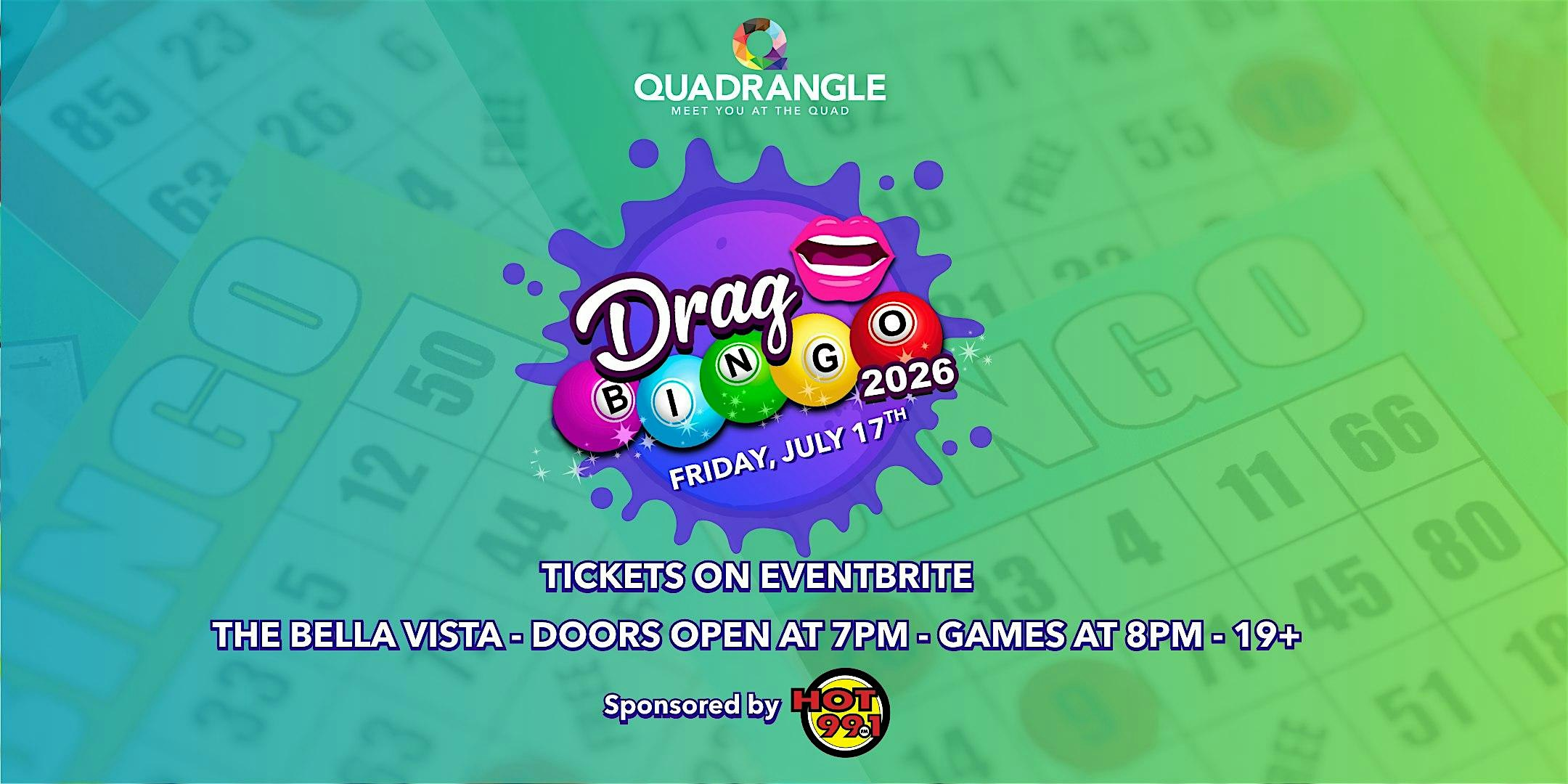 Drag Bingo 2026 - a fundraiser for Quadrangle! | Bella Vista Events Venue