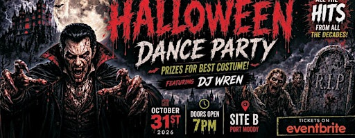 TOTALLY WICKED Halloween Dance Party | Site B Community Centre