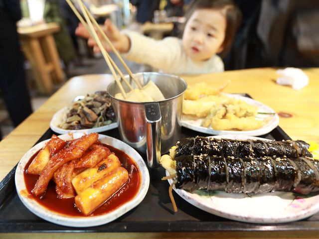 부산 해운대시장 상국이네 분식집 