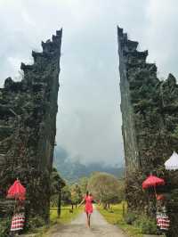 Iconic Split Gate at Handara Golf Bali