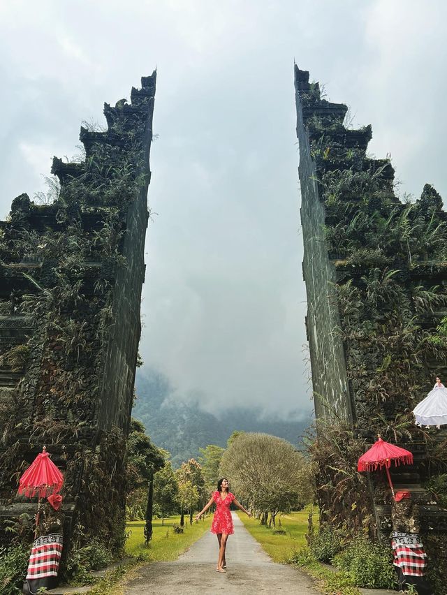 Iconic Split Gate at Handara Golf Bali