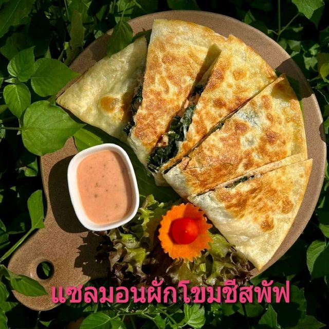 🏝ทานข้าว🥧ขนมเค้ก🍰 เครื่องดื่ม☕บรรยากาศร่องสวน
