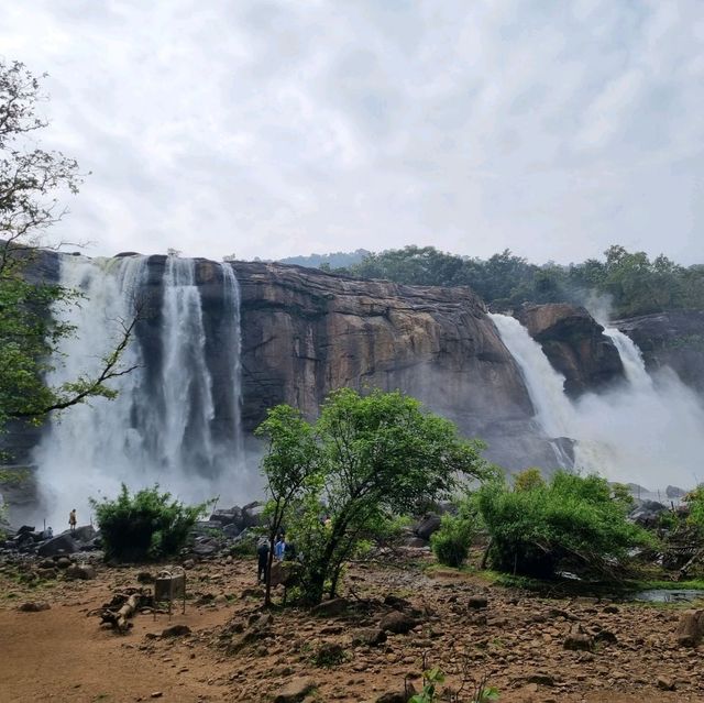 The Bottom Of Athirapilly Waterfalls