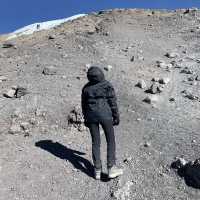 nearing the peak Kilimanjaro