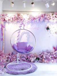 太子 | Purple Cafe | 紫色花主題咖啡店