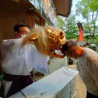 【大阪 中央区】高津神社で獅子舞？？！