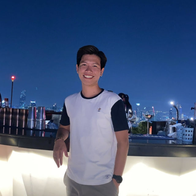 Special drinking time at rooftop 