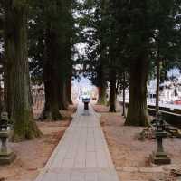 河口浅間神社の参道