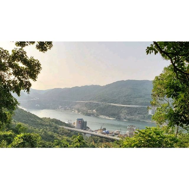 簡易日落打卡路線。青衣自然徑