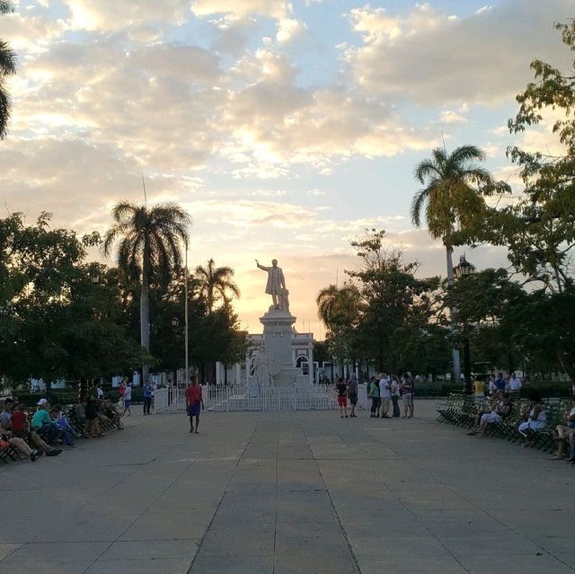 Picturesque neoclassical city in Cuba 