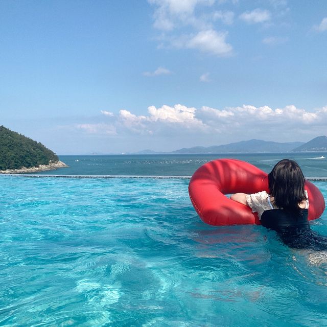 여수 메인풀장만 2개인 블루망고 풀빌라✨