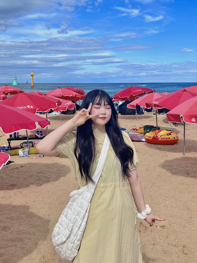 힐링을 원한다면 속초 해수욕장으로🌊🏖🤍