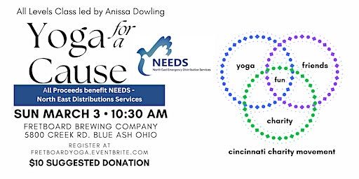 Yoga for a Cause - benefitting NEEDS | Fretboard Brewing Company
