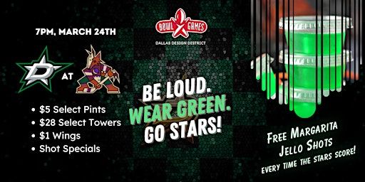 Stars at Coyotes Watch Party | BowlGames