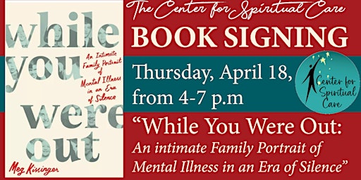 Meg Kissinger's Book Launch | Center for Spiritual Care, Inc.