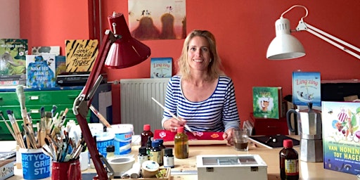 Illustratie workshop van Marieke van Ditshuizen | Bibliotheek Scheveningen