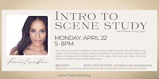 Intro to Scenę Study | gilbert w. perry, jr. center for the arts, West Main Street, Middletown, DE, USA