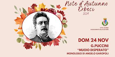 G.PUCCINI "MUOIO DISPERATO" | Sala Polivalente, Centro Polifunzionale San Maurizio