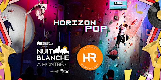 Horizon POP en Lumière | Nuit blanche | MONTRÉAL EN LUMIÈRE 2025 | Centre d'escalade Horizon Roc