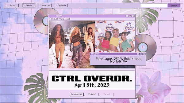90s DANCE PARTY CTRL OVERDRIVE | Pure Lagos African Art Gallery & Boutique