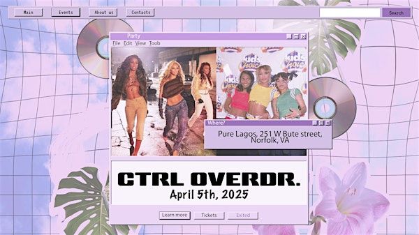 90s DANCE PARTY CTRL OVERDRIVE | Pure Lagos African Art Gallery & Boutique