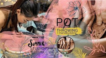 Pot Throwing + Hand building Studio Experience : 21st June 2025 - 2pm | Artreach Studios