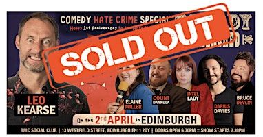 Edinburgh Comedy Hate Crime - Leo Kearse, Elaine Miller, Count Dankula +++ | The BMC Club