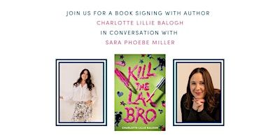 Charlotte Lillie Balogh in Conversation with Sara Phoebe Miller | Annabelle's Book Club LA