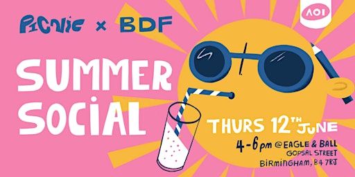 Picnic Summer Social / Birmingham illustrator meet-up | Eagle & Ball