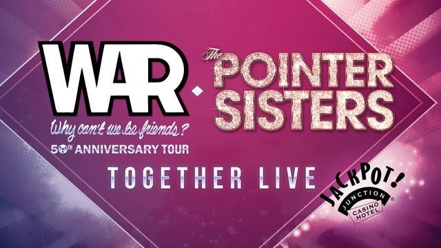 War and the Pointer Sisters 2025 (Morton) | Jackpot Junction Casino Hotel
