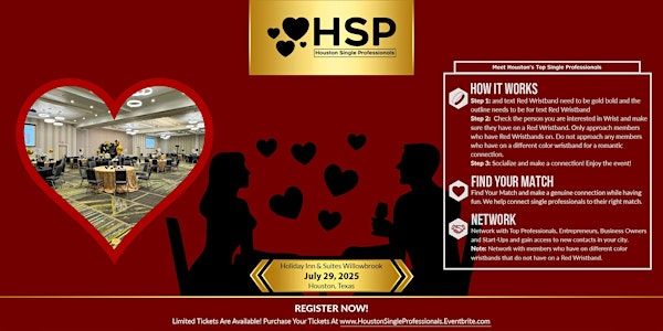 Houston Single Professionals Launch Event | Holiday Inn & Suites Houston NW - Willowbrook by IHG