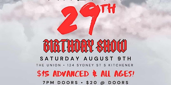 August 9th - Birthday Show / 1 Year of SRSLY | 124 Sydney St S