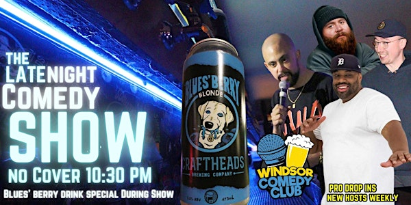 Late Show Presented by Windsor Comedy Club | Craft Heads Brewing Company