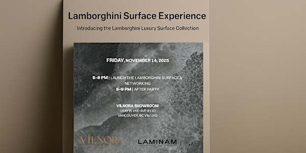 Introducing the Lamborghini Luxury Surface at Vilnora | 1639 W 2nd Ave #110