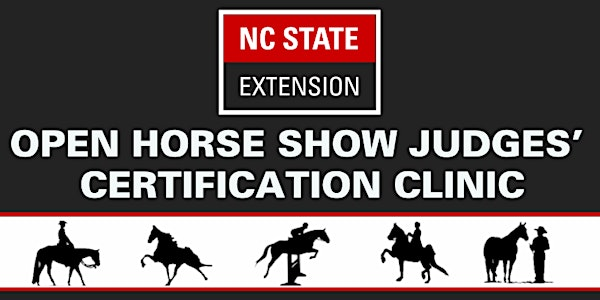 2025 NCSU Open Horse Show Judges' Certification Clinic | NCSU Riddick Hall 325