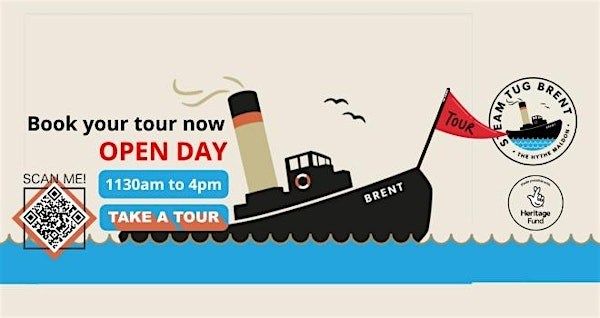 Steam Tug Brent - Open Day Guided Tours - various dates - book early | Steam Tug Brent Ltd