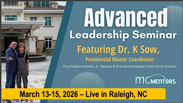 4th Annual Advanced Leadership Seminar featuring Dr. K Sow | Embassy Suites by Hilton Raleigh Durham Research Triangle