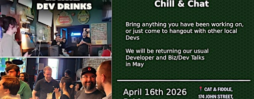 GAME Dev Drinks - April 2026 | Cat & Fiddle
